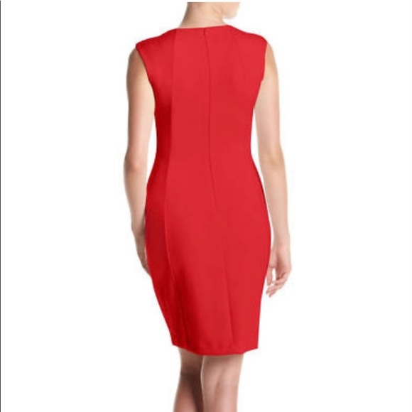 Calvin Klein Dress True Red Gold Chain - Picture 3 of 9